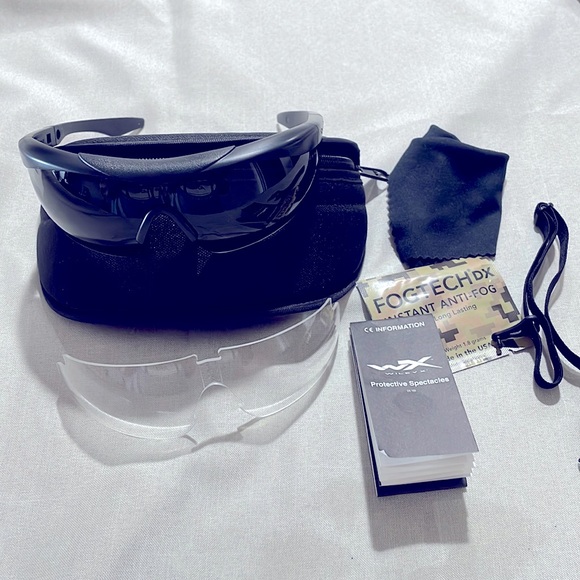 Wiley X Accessories Wiley X Talon Mens Black Sunglasses